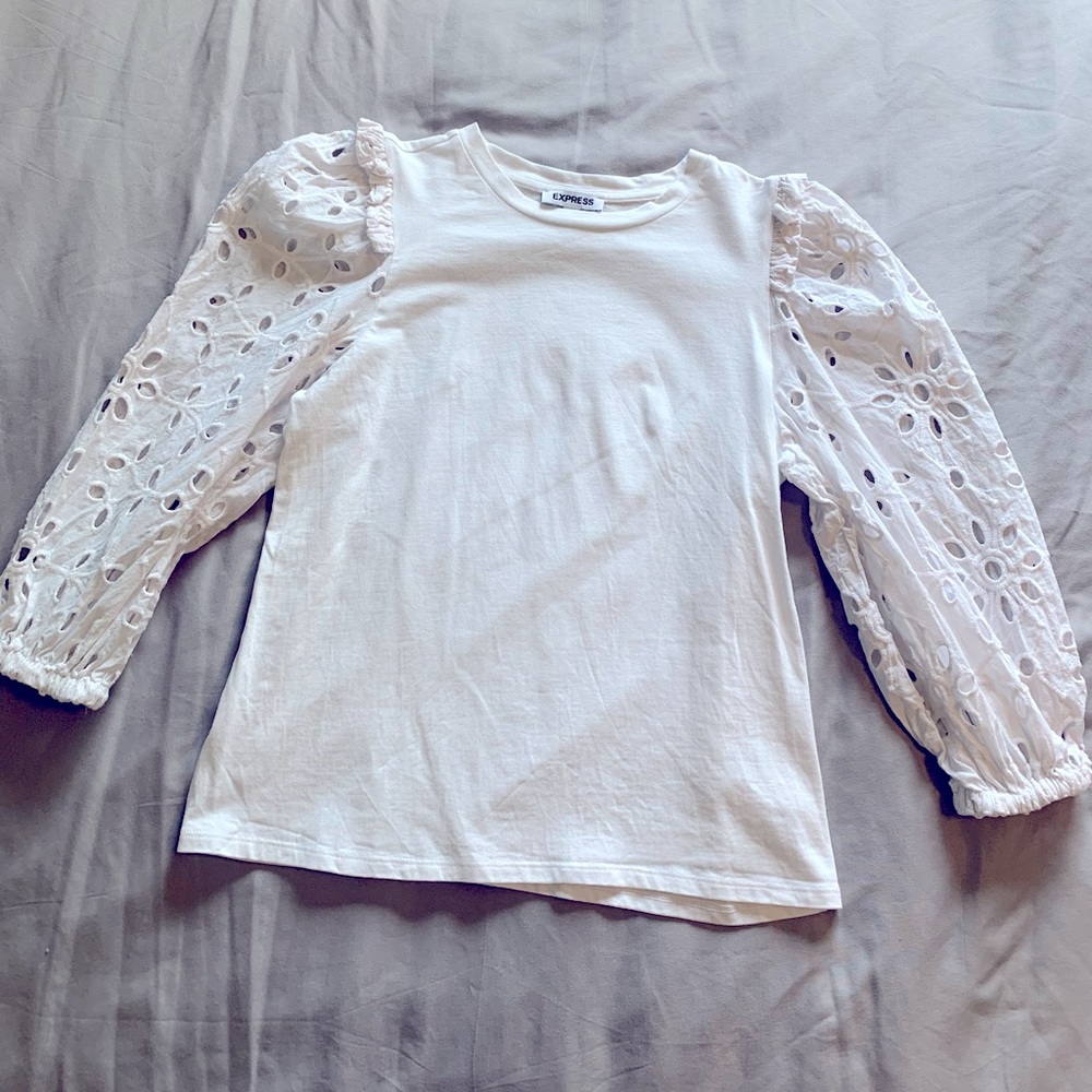 Express mixed media top
